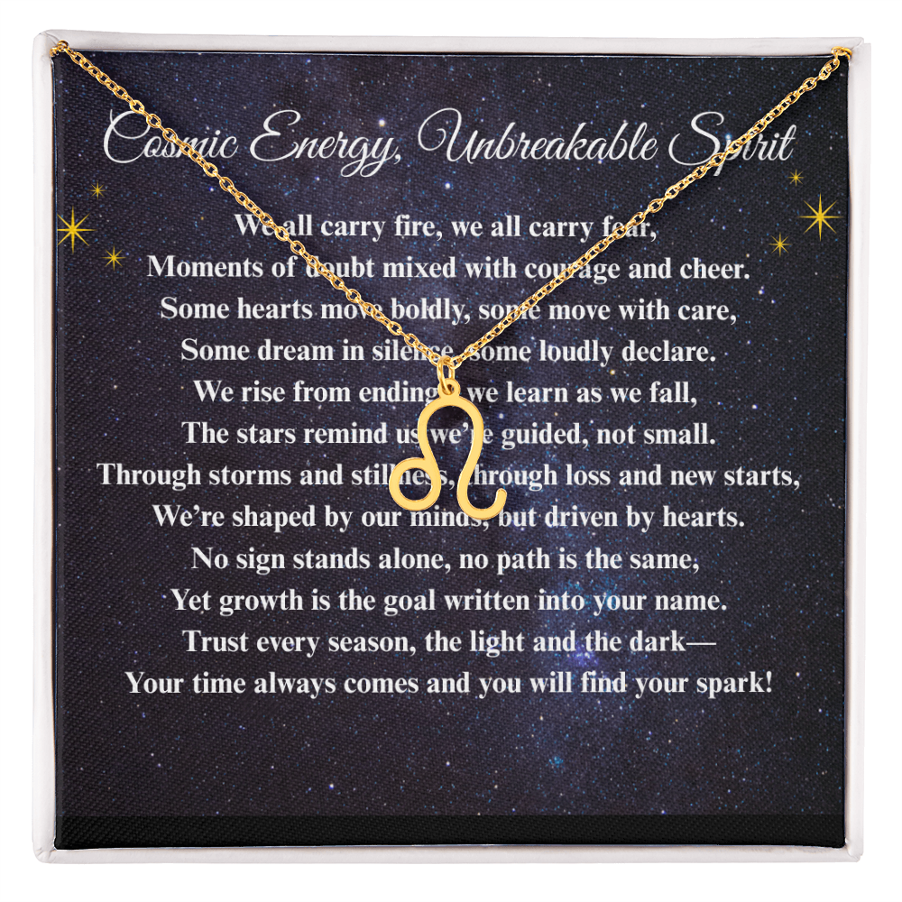 Spiritual Motivation Zodiac Sign - Symbol Necklace ShineOn Fulfillment