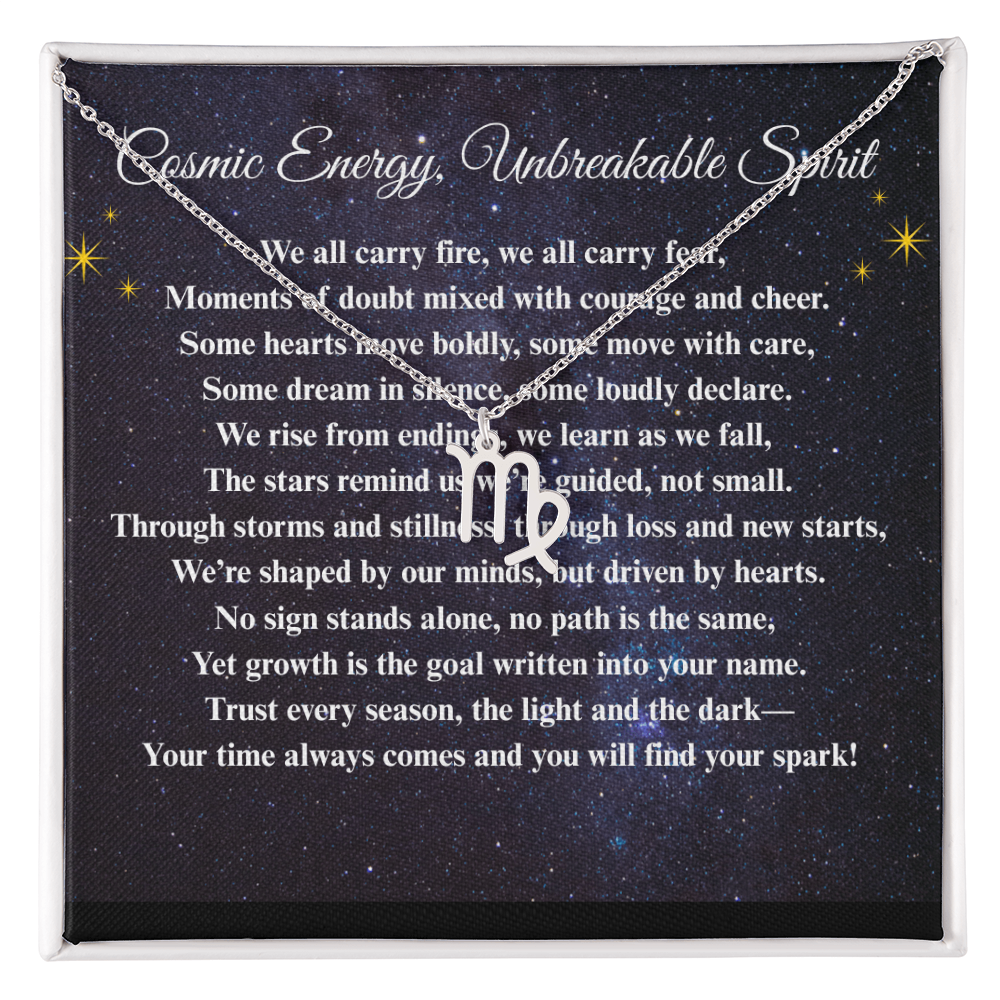 Spiritual Motivation Zodiac Sign - Symbol Necklace ShineOn Fulfillment