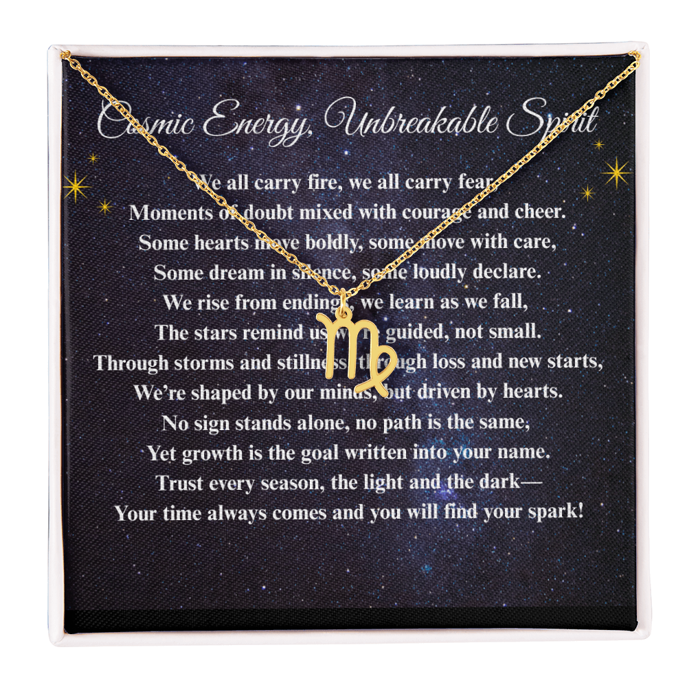 Spiritual Motivation Zodiac Sign - Symbol Necklace ShineOn Fulfillment