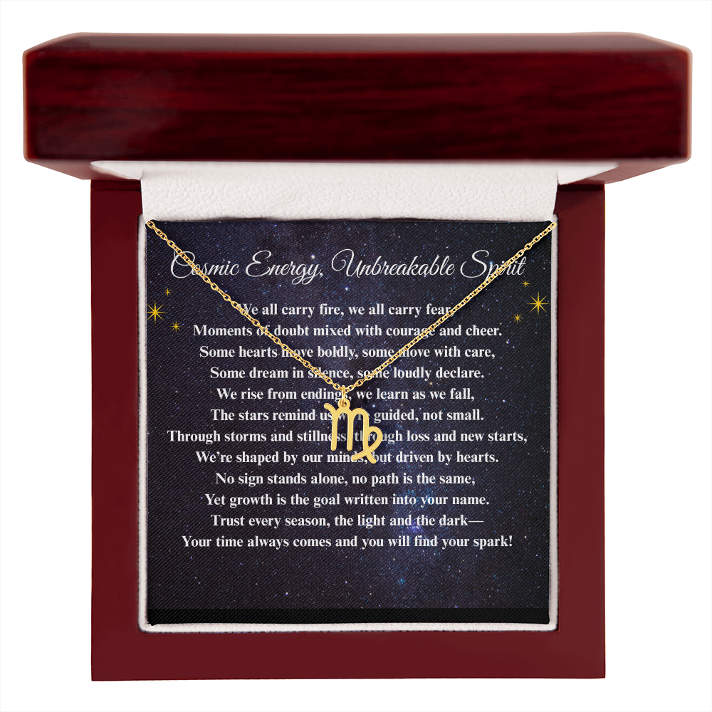 Spiritual Motivation Zodiac Sign - Symbol Necklace ShineOn Fulfillment