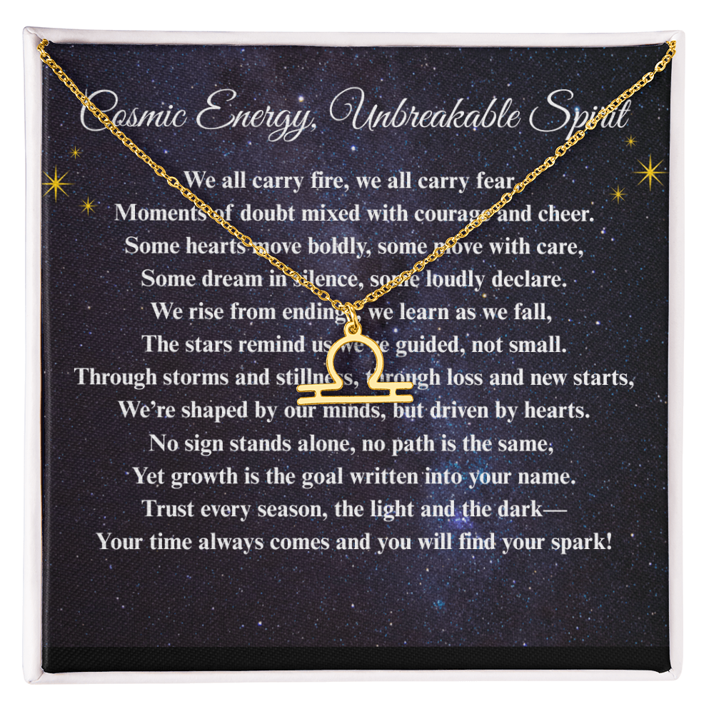 Spiritual Motivation Zodiac Sign - Symbol Necklace ShineOn Fulfillment