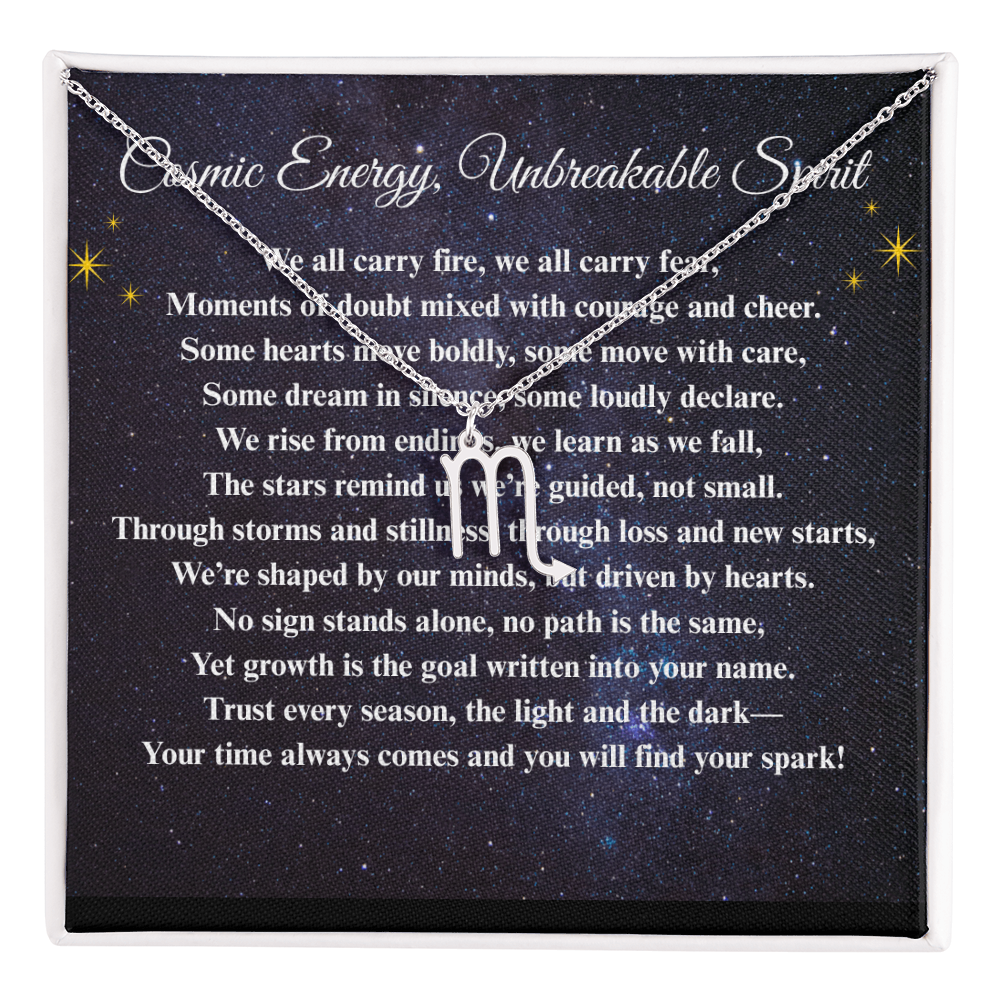 Spiritual Motivation Zodiac Sign - Symbol Necklace ShineOn Fulfillment