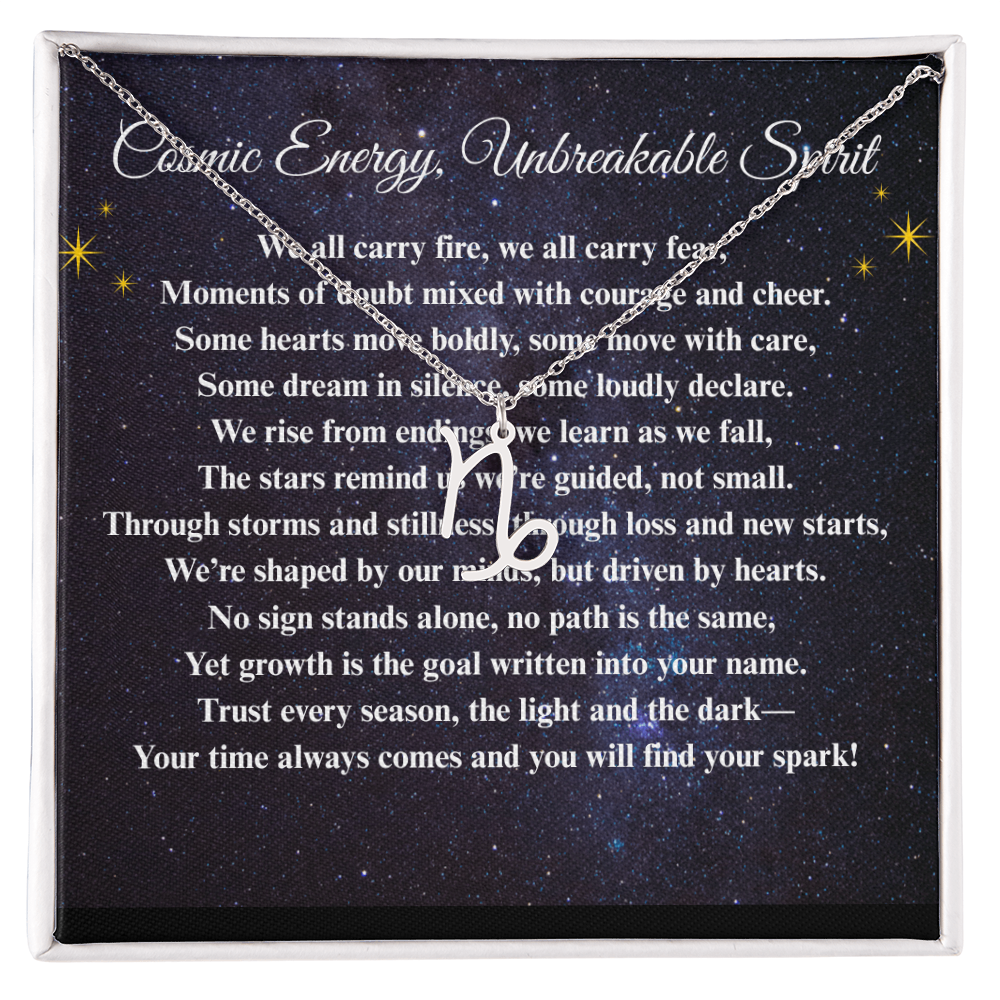 Spiritual Motivation Zodiac Sign - Symbol Necklace ShineOn Fulfillment