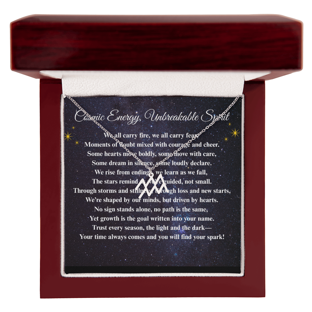 Spiritual Motivation Zodiac Sign - Symbol Necklace ShineOn Fulfillment