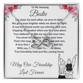 "My Best Friend" - Looped Hearts Necklace ShineOn Fulfillment