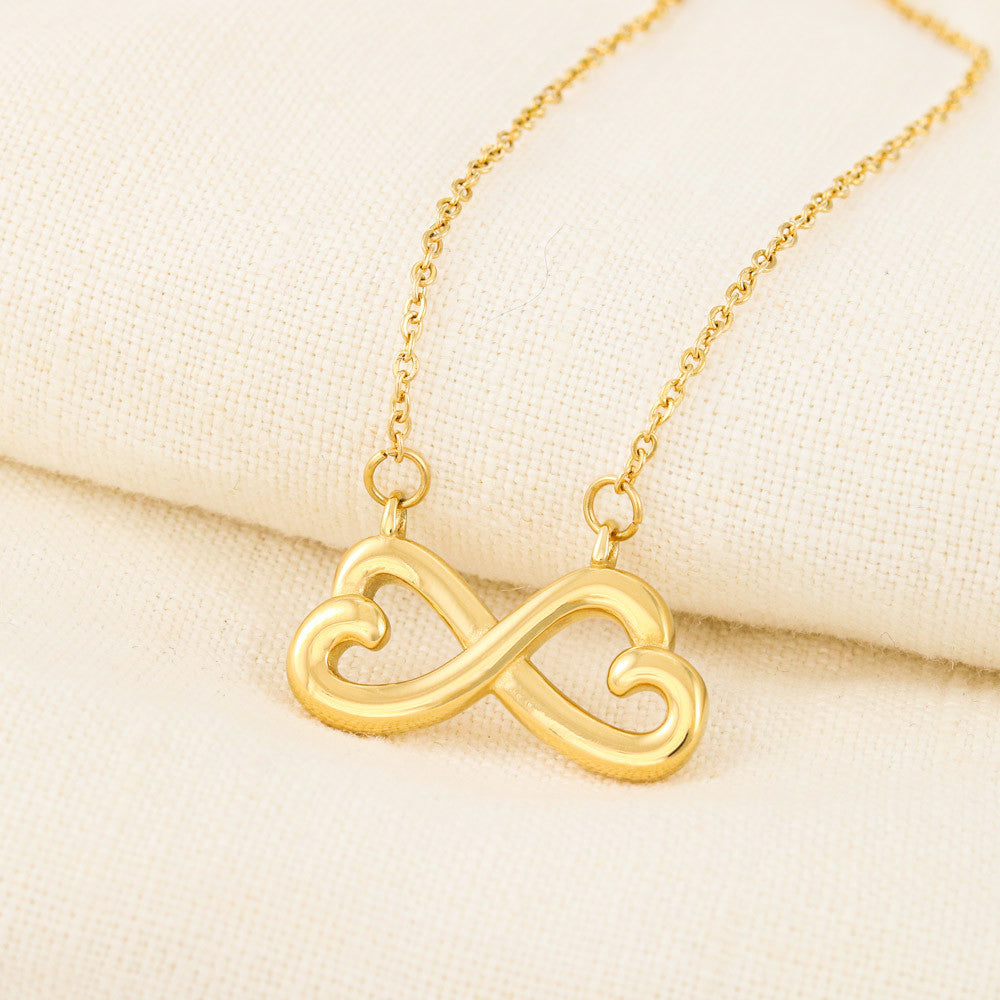 "To Everlasting Love" - Custom Crafted  Looped Hearts Necklace ShineOn Fulfillment