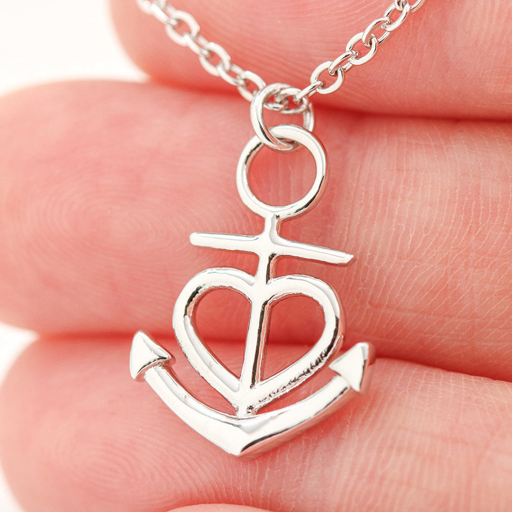 Custom Crafted Anchor Necklace ShineOn Fulfillment
