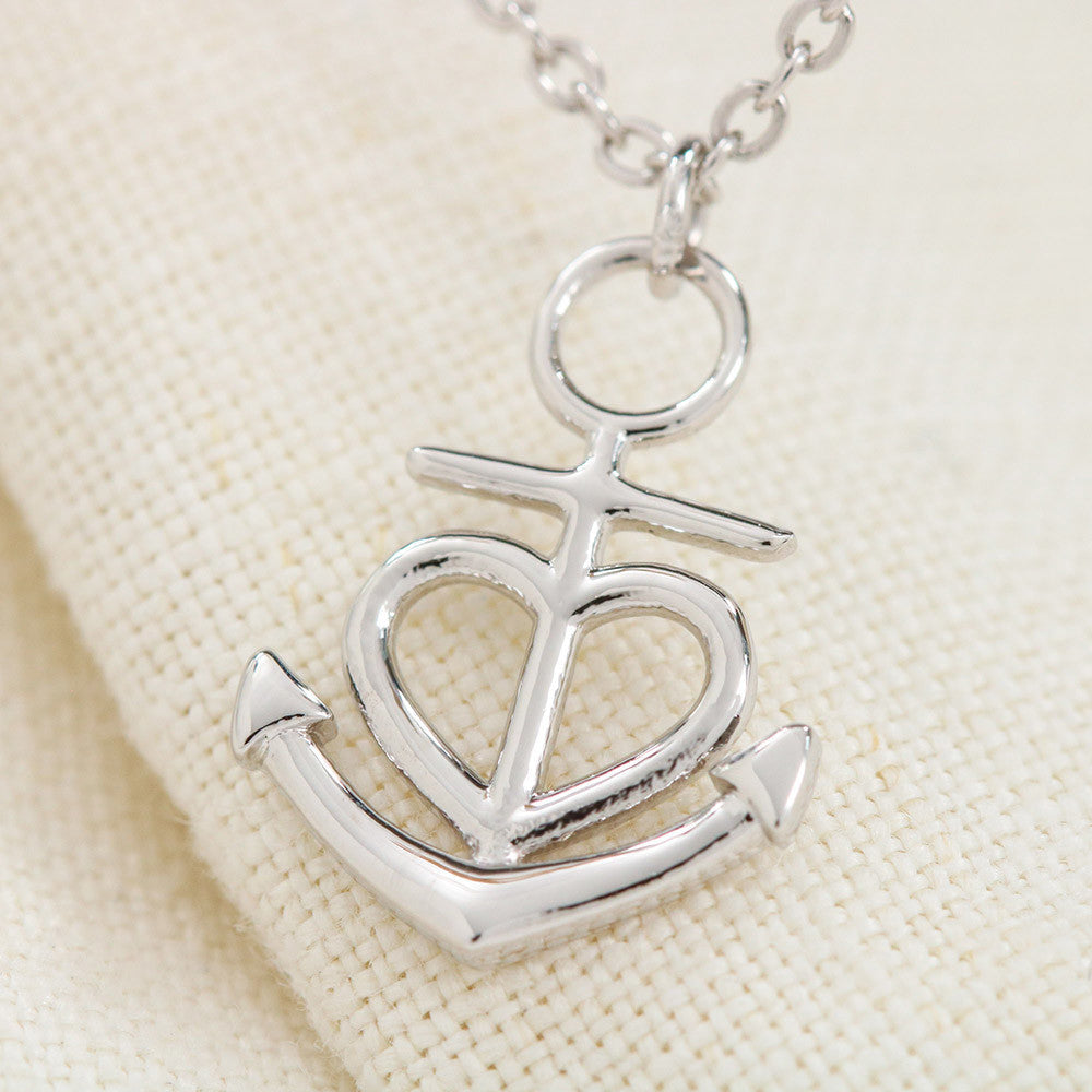 Custom Crafted Anchor Necklace ShineOn Fulfillment