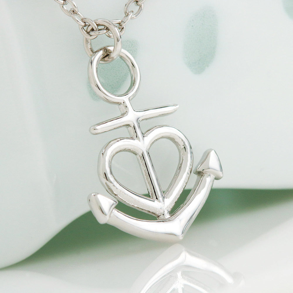 Custom Crafted Anchor Necklace ShineOn Fulfillment
