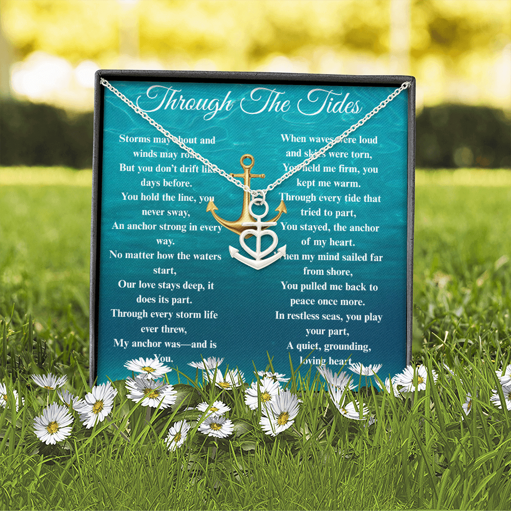 Custom Crafted Anchor Necklace ShineOn Fulfillment