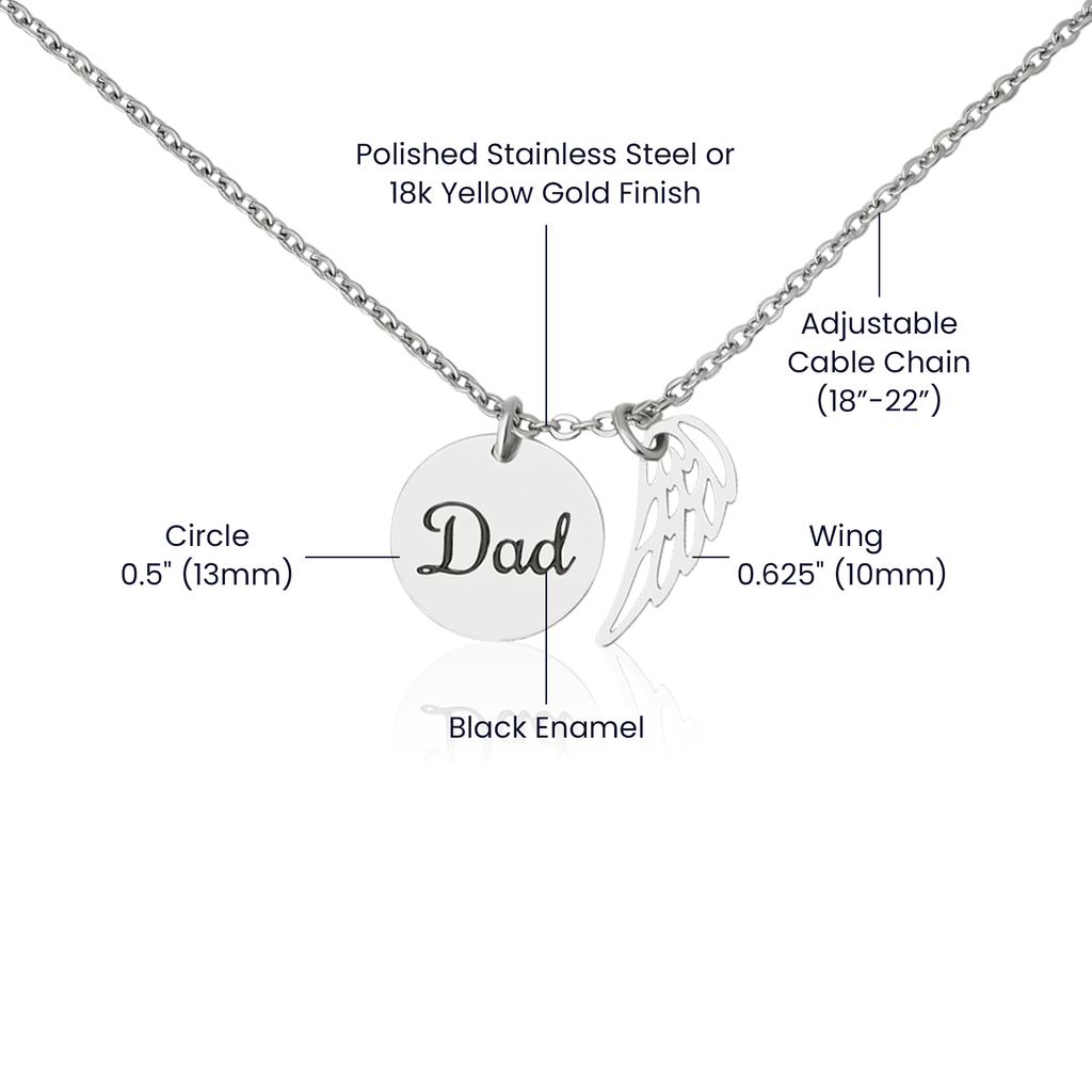 To My Amazing Dad - Custom Engraved Necklace ShineOn Fulfillment