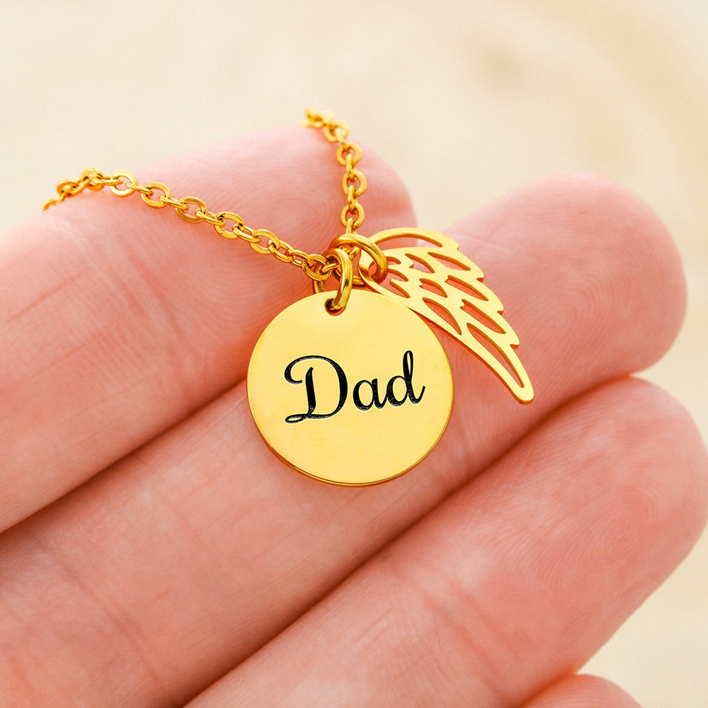 To My Amazing Dad - Custom Engraved Necklace ShineOn Fulfillment