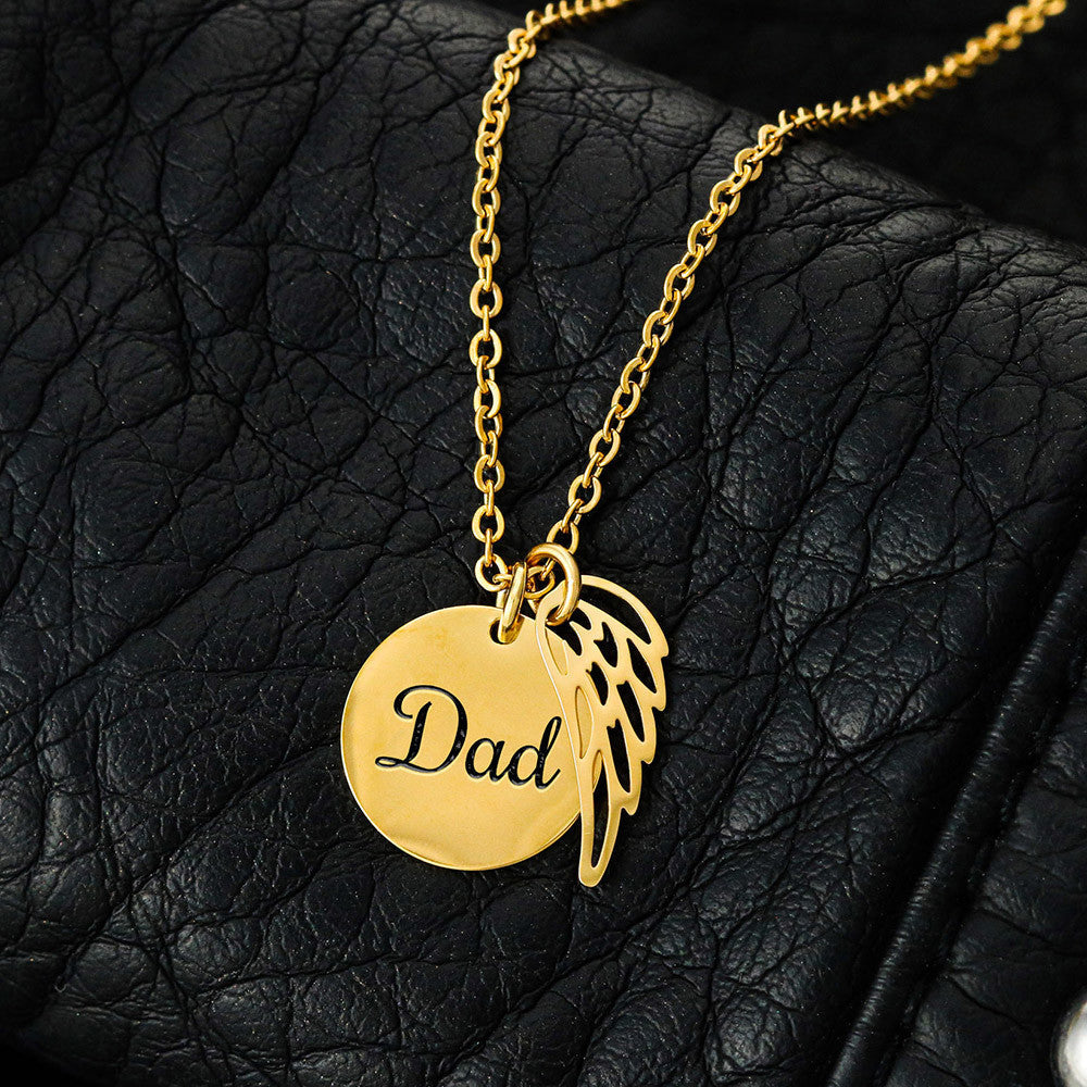 To My Amazing Dad - Custom Engraved Necklace ShineOn Fulfillment