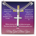 Spiritual Motivation - Cross Cuban Link Chain ShineOn Fulfillment