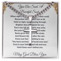 Spiritual Motivation- Cross Cuban Link Chain ShineOn Fulfillment
