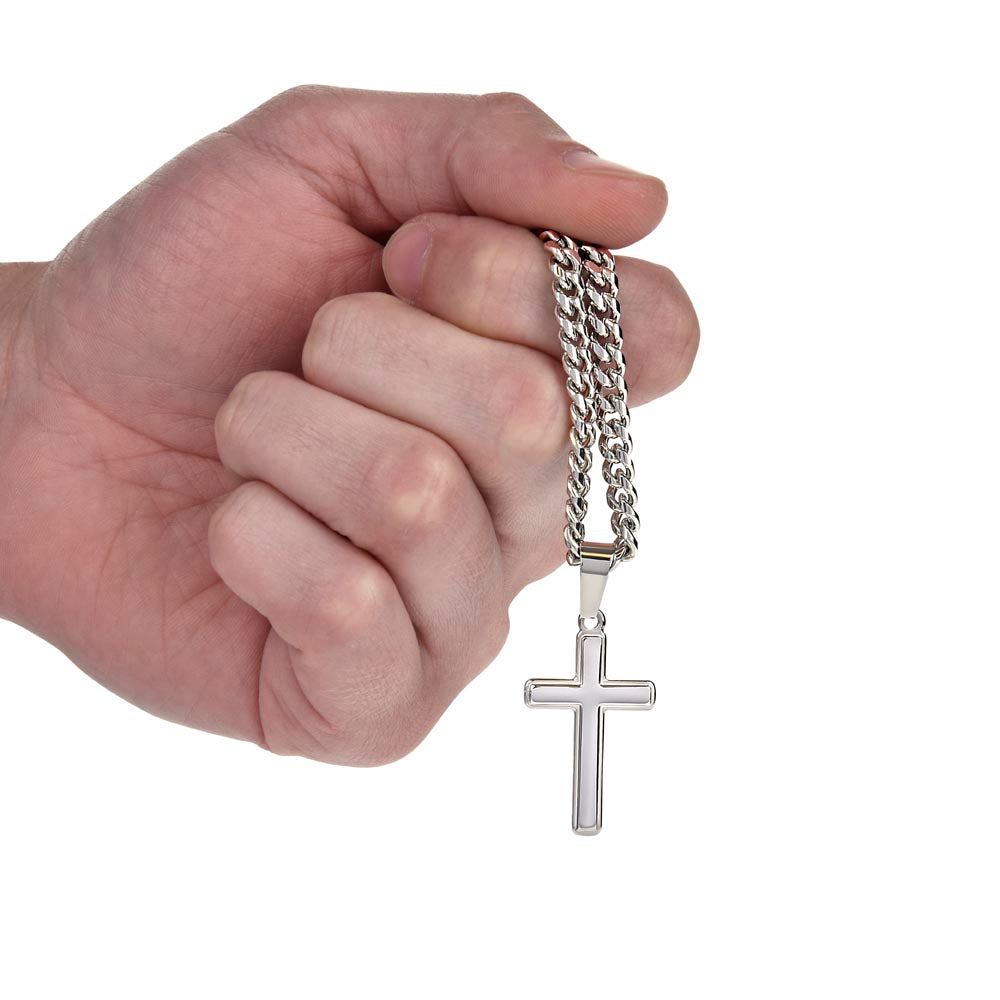 To My Amazing Son - Custom Cross Cuban Link Chain ShineOn Fulfillment