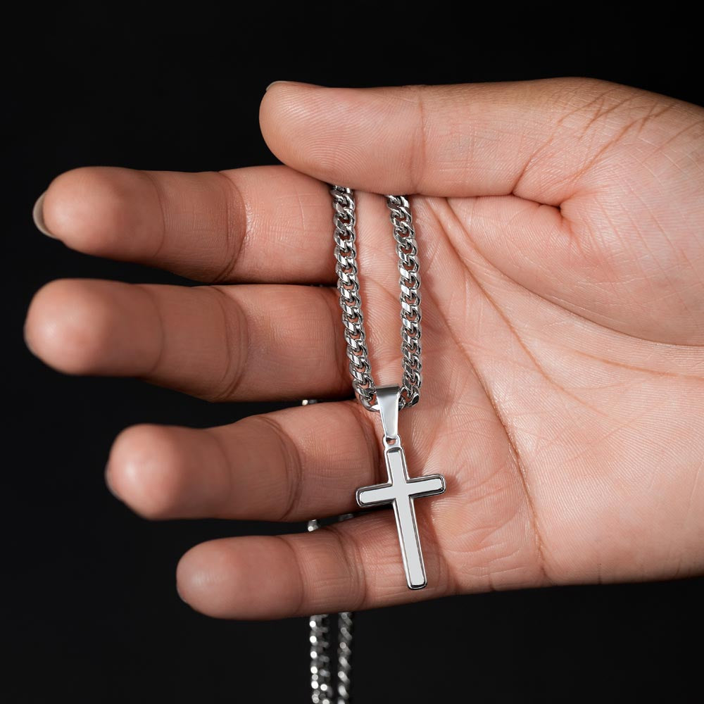 To My Amazing Son - Custom Cross Cuban Link Chain ShineOn Fulfillment