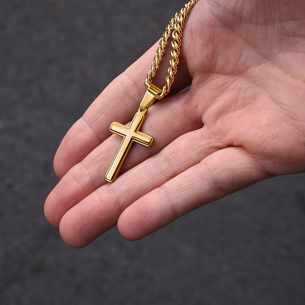 To My Amazing Son - Custom Cross Cuban Link Chain ShineOn Fulfillment
