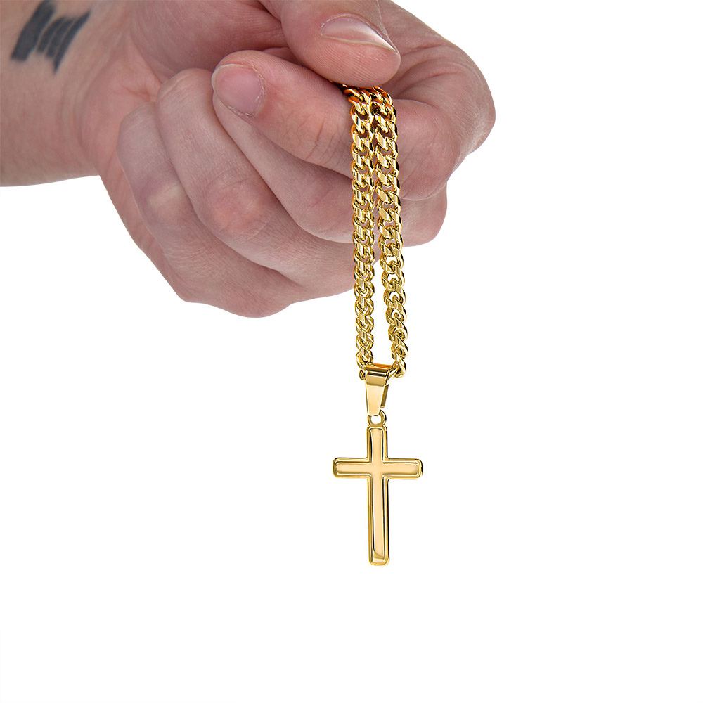To My Amazing Son - Custom Cross Cuban Link Chain ShineOn Fulfillment