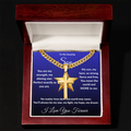 To My Amazing Son - Custom Cross Cuban Link Chain ShineOn Fulfillment
