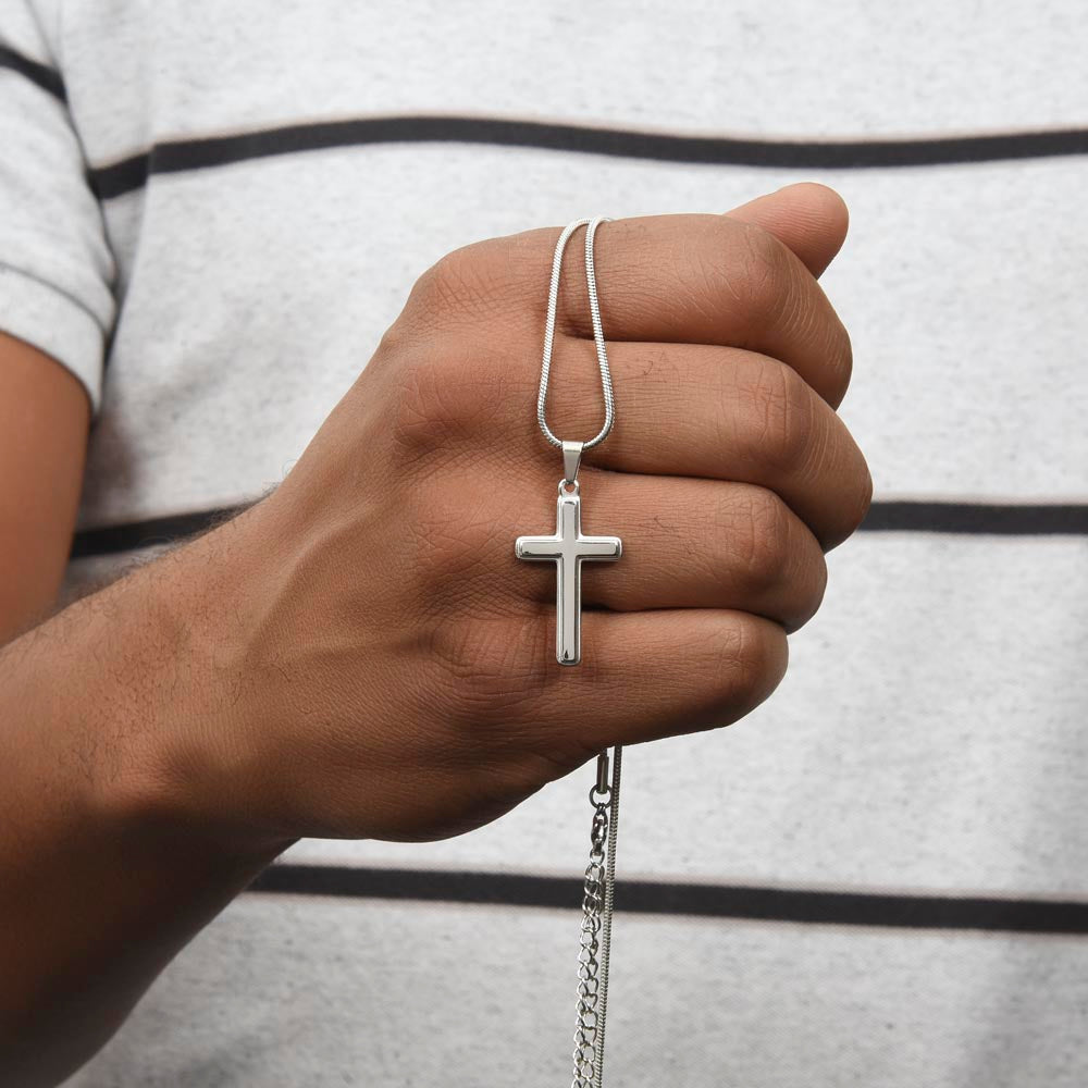 Spiritual Motivation - Artisan Cross Necklace ShineOn Fulfillment