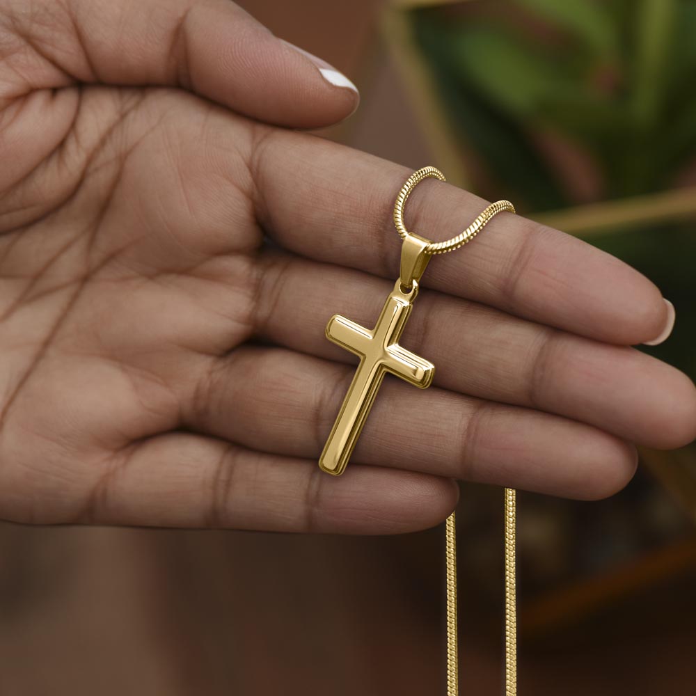 Spiritual Motivation - Artisan Cross Necklace ShineOn Fulfillment