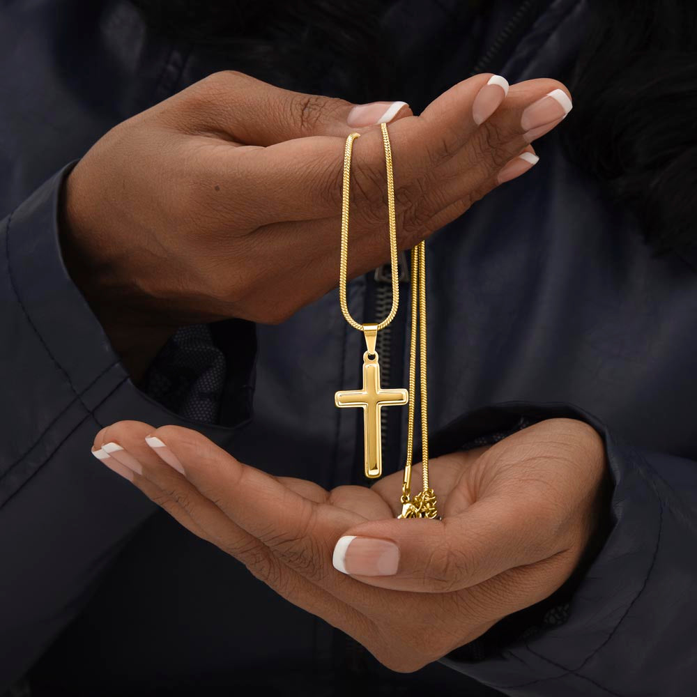Spiritual Motivation - Artisan Cross Necklace ShineOn Fulfillment