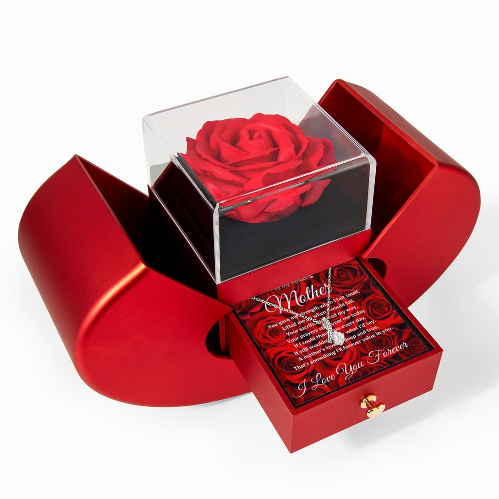 "To My Amazing Mother" Beautiful Diamond Cut Necklace (Rose Gift Box) ShineOn Fulfillment